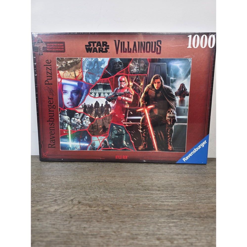Kylo Ren Star Wars Villainous - 1000 Piece Jigsaw Puzzle by Ravensburger NEW